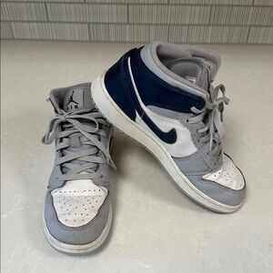 Nike Air Jordan White and Gray Sneakers